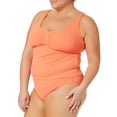 thumbnail image 5 of Time and Tru Women's and Women's Plus Solid Tankini Swim Top, 5 of 5