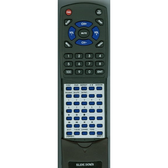 Replacement Remote for MARANTZ ZK08AW0010, RTZK08AW0010, RC4300CC, CC4300
