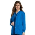 thumbnail image 1 of Landau Veste de Gommage Classique pour Femmes, Coupe Décontractée, Col Rond, 4 Poches, 1 of 6