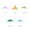 Orange, variant on 20ft Triangle Shade Sail Canopy UV Resistant Waterproof 210T Polyester Awning for Outdoor Patio Garden Activities (20 ft / 600 cm)