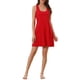 thumbnail image 1 of Noche de tanque sin mangas para mujer Inspire Chic, vestido de primavera y verano, camisón de descanso, XS, rojo, 1 of 6