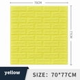 thumbnail image 2 of Gray 70x77cm PE Foam Self Adhesive 3D Wall Stickers Wallpaper, 2 of 8