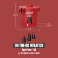 thumbnail image 2 of Coleman EasyFlate 4D Electric Air Pump, Battery Powered Portable Inflator with 3 Adapters, 2 of 6