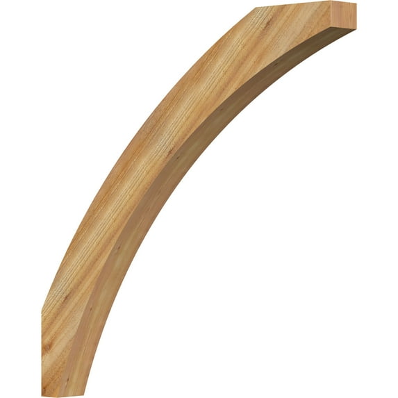 4"W x 40"D x 40"H Thorton Rough Sawn Knee Brace, Western Red Cedar