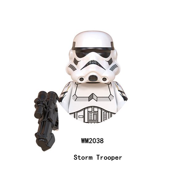 TV8072 Bloques de construcción Bantha KT1074 Ladrillos Snowtrooper Figura de soldado clon Figuras mini de soldado de asalto Juguete para niños droide