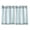 Water Blue and White Stripes, variant on Haosy 2 Panels Rod Pocket Tier Curtains 27 x 24 Light Filtering Privacy Patchwork Semi Sheer for Kitchen Bathroom, Watercolor Blue Purple Palm Leaves