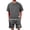 Dark Gray01, variant on YNGKMEA 2 Piece Mens Lounge Set 2026 Summer Loose Sets Casual Waffle Shorts Outfits Beach Vacation Matching Set with Pockets Coffee 2XL