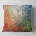 thumbnail image 2 of Designart Board Stained Abstract Art - Abstract Throw Pillow - 16x16, 2 of 5
