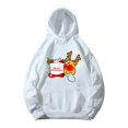 thumbnail image 3 of Sudadera con capucha blanca de Feliz Navidad para niños, sudadera bonita para fiesta de Navidad para niño o niña, ropa de moda con estampado de Papá Noel y ciervos para niños, 3 of 5
