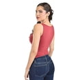 thumbnail image 3 of Blusa sin mangas escote tipo barco /Juvenil, 0271 (Rojo) rojo CH, 3 of 4