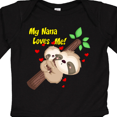 thumbnail image 4 of Inktastic My Nana Loves Me Boys or Girls Long Sleeve Baby Bodysuit, 4 of 5