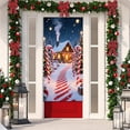 thumbnail image 4 of BVEBJDX Christmas Door Curtain Decoration Door Cover Christmas Scene Layout Background Cover 73*35 Inches, 4 of 6