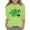 Light Green, variant on Gunia Toddler Boys Girls St Patricks Shirt 3/4 Sleeve Irish Green Shamrock Clover Funny Graphic Crew Neck Casual Breathable Soft St. Patrick'S Day T-Shirt Kids Tee Tops 3-14 Years Black