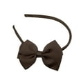 thumbnail image 7 of Unique Bargains Bow Headband Fashion Cute Polyester Hairband for Teenager Brown 5.9x4.4 Inch, 7 of 7