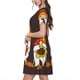 thumbnail image 2 of Balery Fall Gnomes Vestidos sueltos de manga corta para mujer, vestidos de verano 2025, vestidos casuales de corte A con vuelo., 2 of 6