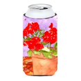 thumbnail image 1 of Carolines Treasures RDR2004TBC Flower Geranium Tall Boy bottle sleeve Hugger, 1 of 1