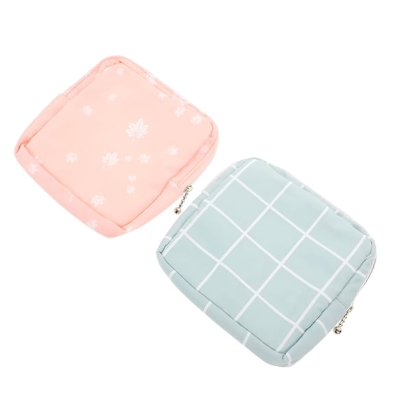GASTROPOD 2026 New Purse 2 Pcs Small Period Bag Sanitary Napkin Holder Decor Feminine Pads Cotton for Purse,Bag,Travel,Home,Office