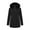 Black, variant on Plus Size Winter Coats for Women Water-Resistant Windproof Parka Coat Warm Outwear with Faux Fur Removable Hood