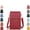 Burgundy, variant on Women's Touch Screen Mobile Phone Messenger Bag, Anti-Theft Leather Messenger Bag Rfid Block Mobile Phone Purse