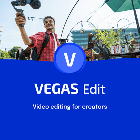 VEGAS Edit 20 - | Video software | Video Editor for Creators | Windows 10/11 PC | 1 User [Digital Download]