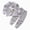 H154-Grey, variant on TOWED22 Toddler Newborn Girl Fall Winter Outfits Clothing Long Sleeve Soft Sweatshirt Elastic Waist Pants 2pcs Set Cute Daily(Grey,5-6 Y)