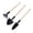 Z-Black, variant on Loetky 6-Piece Mini Garden Tools Set with Wooden Handles, Small Gardening Kit for Potted Plants, Flower & Vegetable Cultivation, Transplanting, Weeding & Soil Loosening