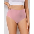 thumbnail image 5 of Women No Show High Waisted Panties Tagless Wave Edge Full Coverage Ladies Briefs Beansha XL, 5 of 8