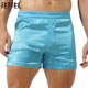 thumbnail image 2 of Pantalones cortos de satén con cintura elástica para hombre, ropa interior de cintura media con abertura lateral, ropa de dormir, bragas para hombre, 2 of 5