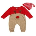thumbnail image 1 of MY FIRST CHRISTMAS Baby Boy Girl Romper Newborn Infant Outfits Clothes, 1 of 5