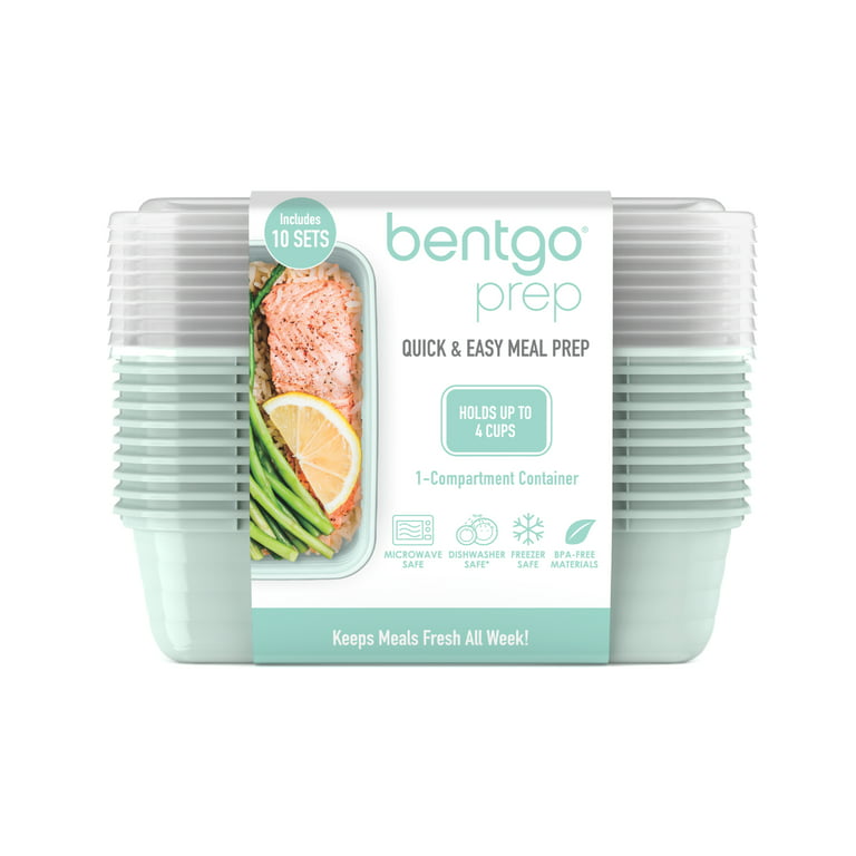 Bentgo Prep 3 Compartment Containers 6 12 H x 6 34 W x 9 12 D