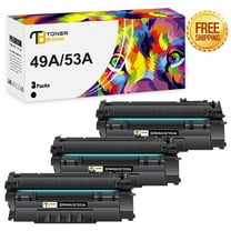 Toner Bank 3-Pack Compatible Toner Replacement for HP 49A Q5949A 49A LaserJet 1160 1160LE 1320 1320N 1320TN 1320NW 3390 3392 Printer Toner Ink Black