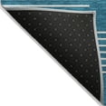 thumbnail image 3 of Addison Rugs Chantille Indoor/Outdoor Transitional Geometric Teal Washable Rectangle Rug, 2'6" x 3'10", 3 of 6