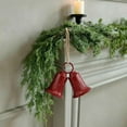 thumbnail image 5 of LmnLft Christmas Double Bells Decoration, Iron Hanging Ornaments, Large Rustic Holiday Bells for Tree, Door, Fireplace or Wreath, 5 of 9