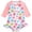 Pink Starfish, variant on ATAIKU Toddler Girls Long Sleeve Swimsuit Baby One Piece Ruffle Zipper Rash Guard Bathing Suit UPF 50 Kid Leaves Swimwear 1-6 Years