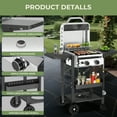 thumbnail image 3 of Gas Grill with 2-Burner,Outdoor Gas BBQ Grill,16000 BTU, 3 of 7