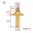 thumbnail image 2 of SENRISE Diamond Router Bit with 1/2" Shank Router Cutter for For Marble Granite Golden, 2 of 6