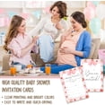 thumbnail image 3 of Berry Sweet Baby Shower Invitations for Girl, Strawberry Pink Bow 4x6-in Invites, 25 Invitation Cards with Envelopes for Baby Shower Decorations YQK04, 3 of 5