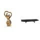 thumbnail image 1 of Figura De Pareja, Estatua, Recuerdo, Regalo Para Enamorados, Escultura, Adorno De San Valentín Para Aniversario, Novia, Familia, Hombre, Bandeja De Madera Para Servir, Decoración Del Hogar,, 1 of 8