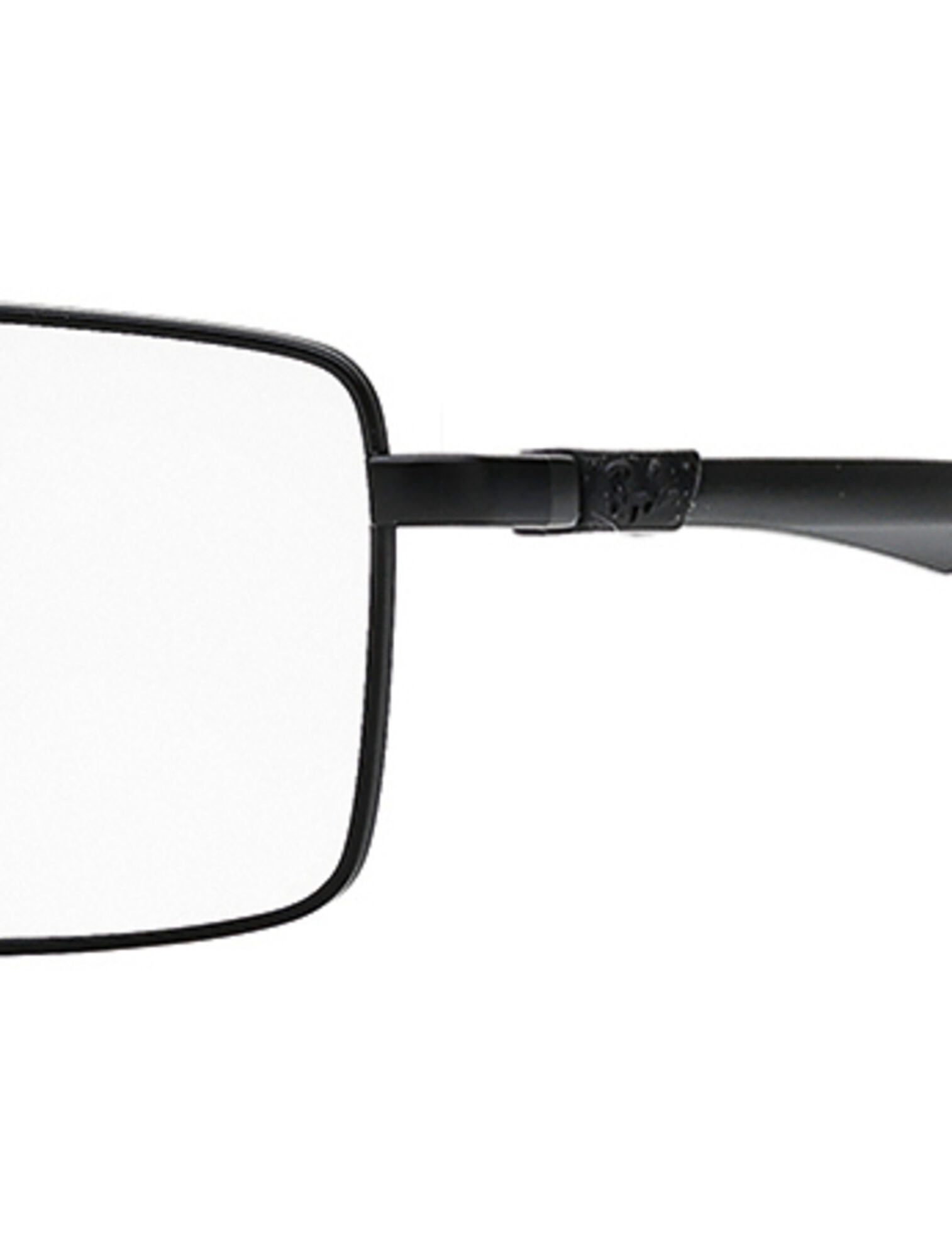 Ray-Ban Unisex Size 54 Rectangular RB6275 Optics Prescription Eyeglasses with Case, Matte Black
