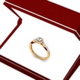 thumbnail image 6 of 0.40 Carat (ctw) 14K Gold Round Cut Diamond Ladies Engagement Bridal Halo Ring, 6 of 6