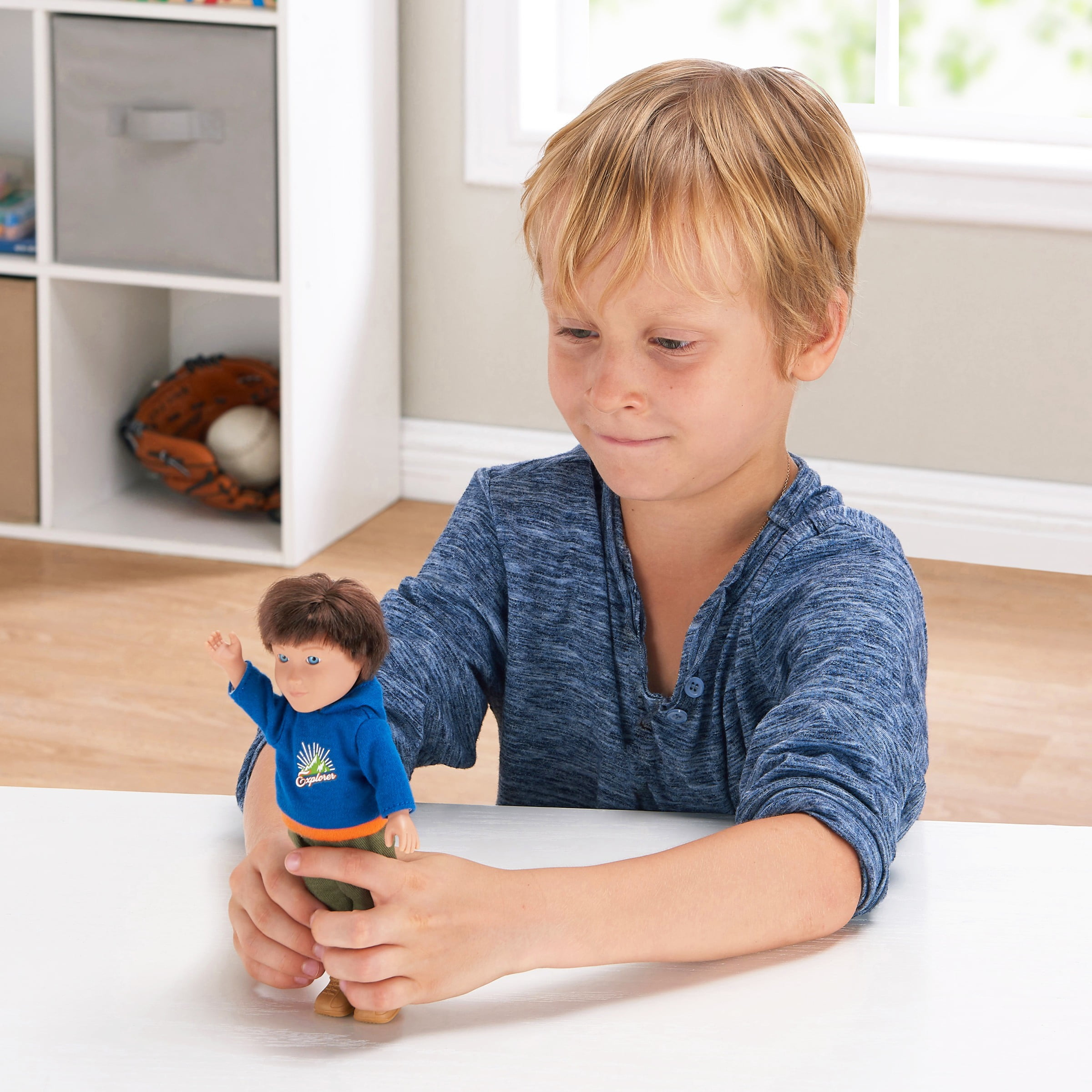 My Life As 7 Mini Poseable Outdoorsy Boy Doll Brunette Hair Walmart