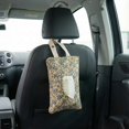 thumbnail image 5 of Quilted Wipe Holder Floral Diaper Pouch Portable Quilted Wipes Bag for Car, Stroller, 5 of 9