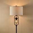 thumbnail image 5 of KAWOTI Industrial Floor Lamp with Night Light, 62.5'' Standing Farmhouse Floor Lamps for Bedroom for Living Room Oil Rubbed Bronze Finish, 5 of 10