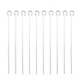 thumbnail image 1 of 25 piezas de palitos para hornear redondos de plata para brochetas de barbacoa, brochetas de barbacoa portátiles, palitos para hornear de nueve formas, 1 of 5