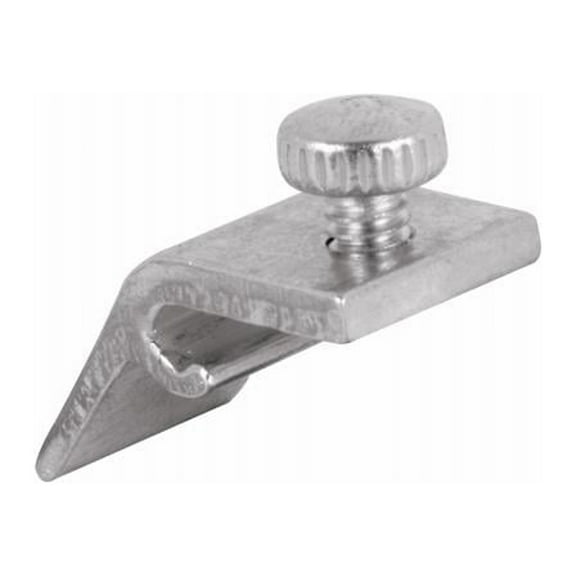 Prime-Line T 8730 Deep Reach Storm Door Panel Clip, Aluminum, 7/16 In., 8-Pk. - Quantity 6