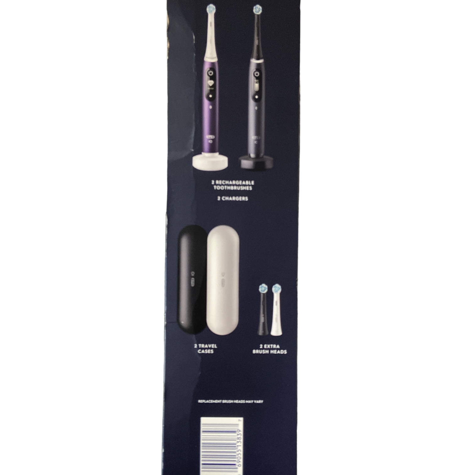 Oral-B iO Series 7s Electric Toothbrush, 4 Heads (Purple