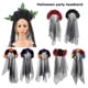 thumbnail image 3 of Minnieouse Diadema de malla decorativa portátil para mujer, flor elegante para fiesta de Halloween, diadema para disfraz de mujer, tocado, regalo de Accesorio para el cabello Vistoso Minnieouse  AP018154-04, 3 of 6