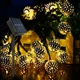 thumbnail image 4 of Guirnalda de luces solares con forma de bola marroquí, 12/7 m, 100/50 LED, resistente al agua, decorativa, para el hogar, jardín, fiesta, 4 of 5