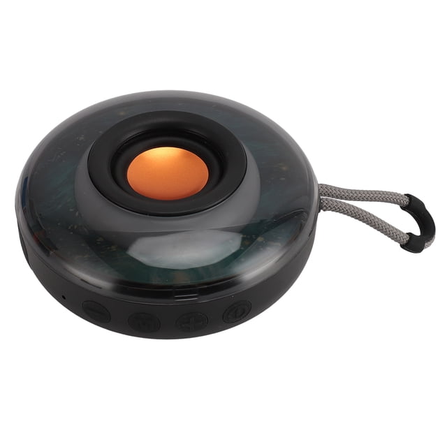Altavoz Portátil, Colorido RGB Pequeño Altavoz Conexión Estable 8 Cuentas LED Sonido Estéreo De 10 W Con Micrófono Para Viajes De Senderismo