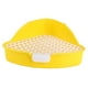 thumbnail image 5 of Caja de arena para conejos Yuyangstore Bandeja de arena para conejos 2 Uds Blanco y Amarillo, 5 of 8